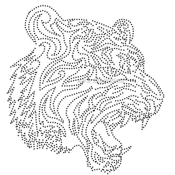 Точечная живопись трафареты