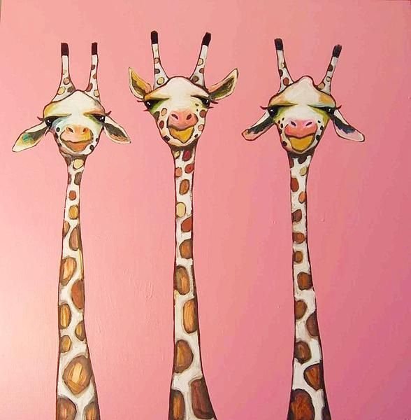 Жирафы арт прикольные