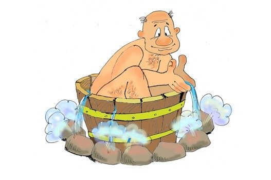 Смешной банщик