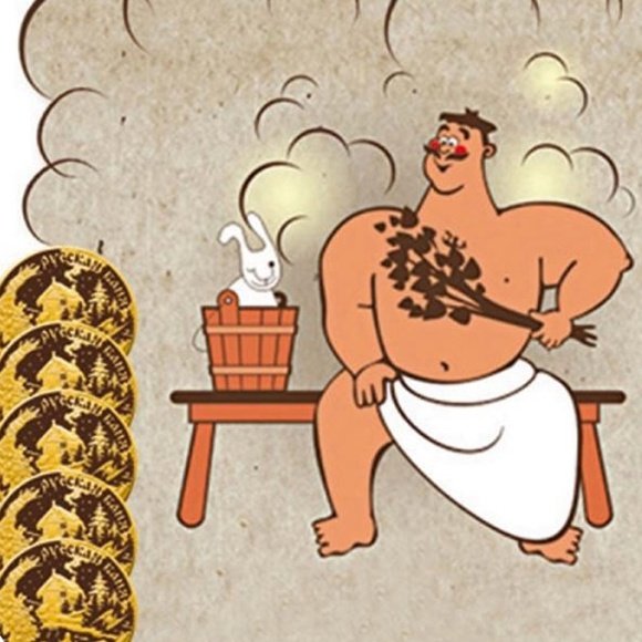 Мужики в бане прикольные