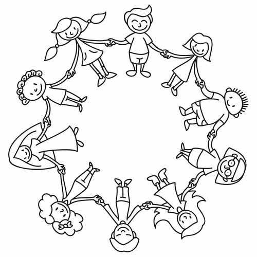 Хоровод рисунок