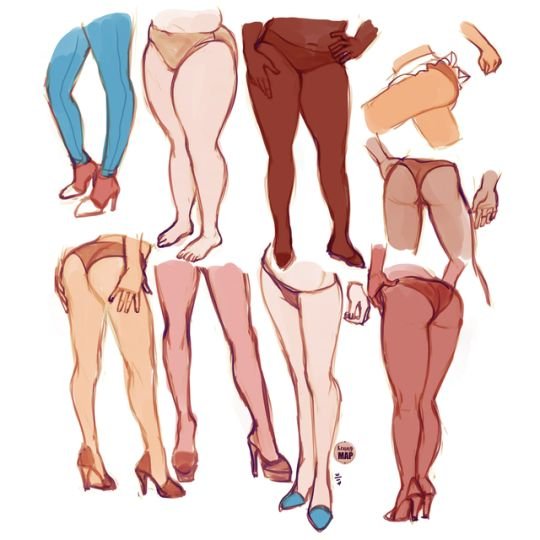 Референсы ног