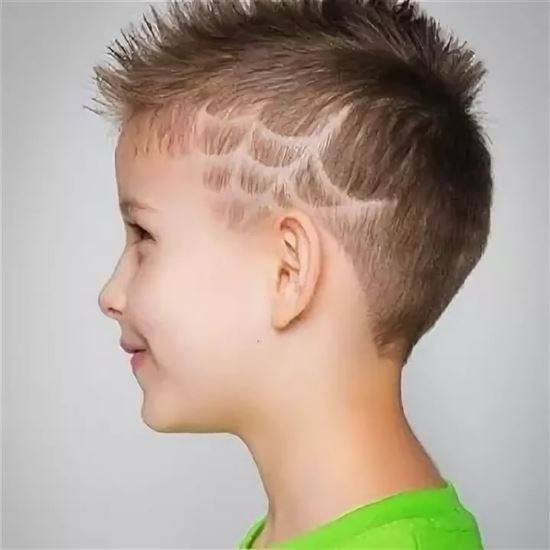 Стрижки для мальчиков с рисунком