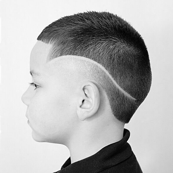 Детская барбер стрижка
