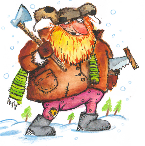 Веселый дровосек