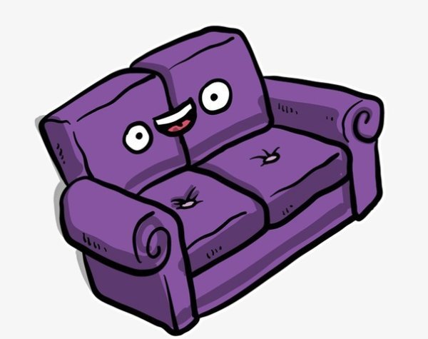 Мультяшный диванчик