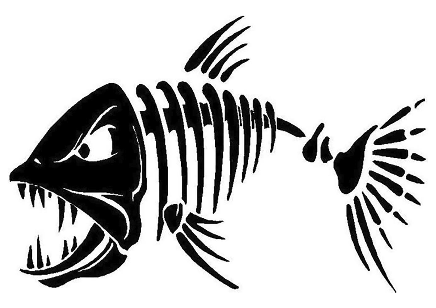 Скелет рыбы тату
