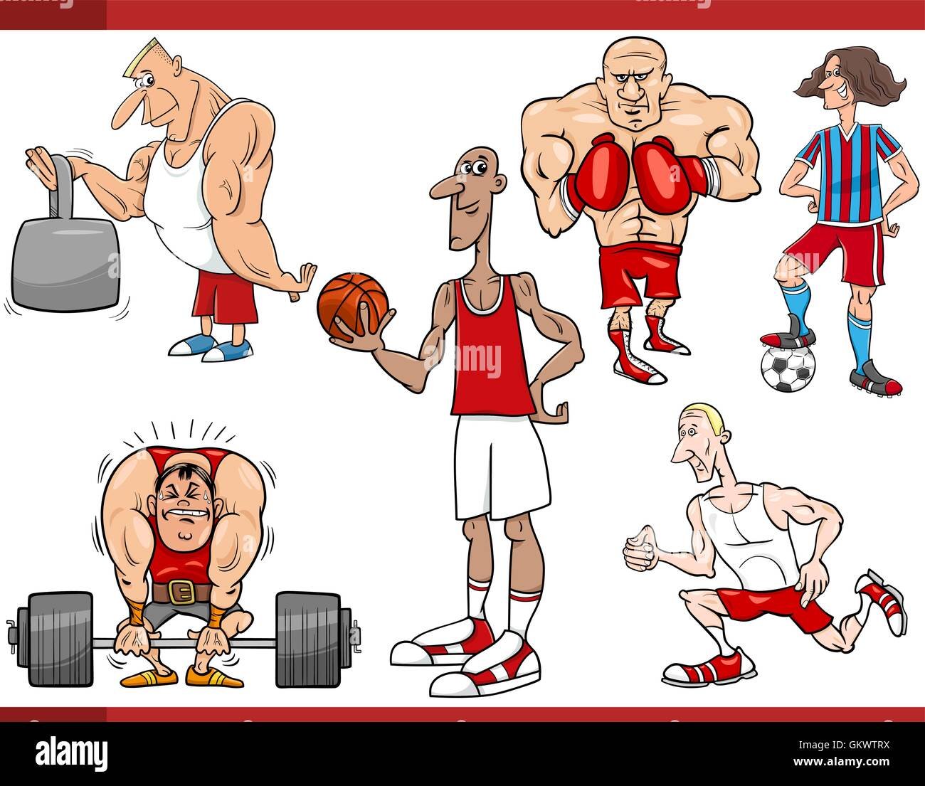 Прикольные рисунки про спорт