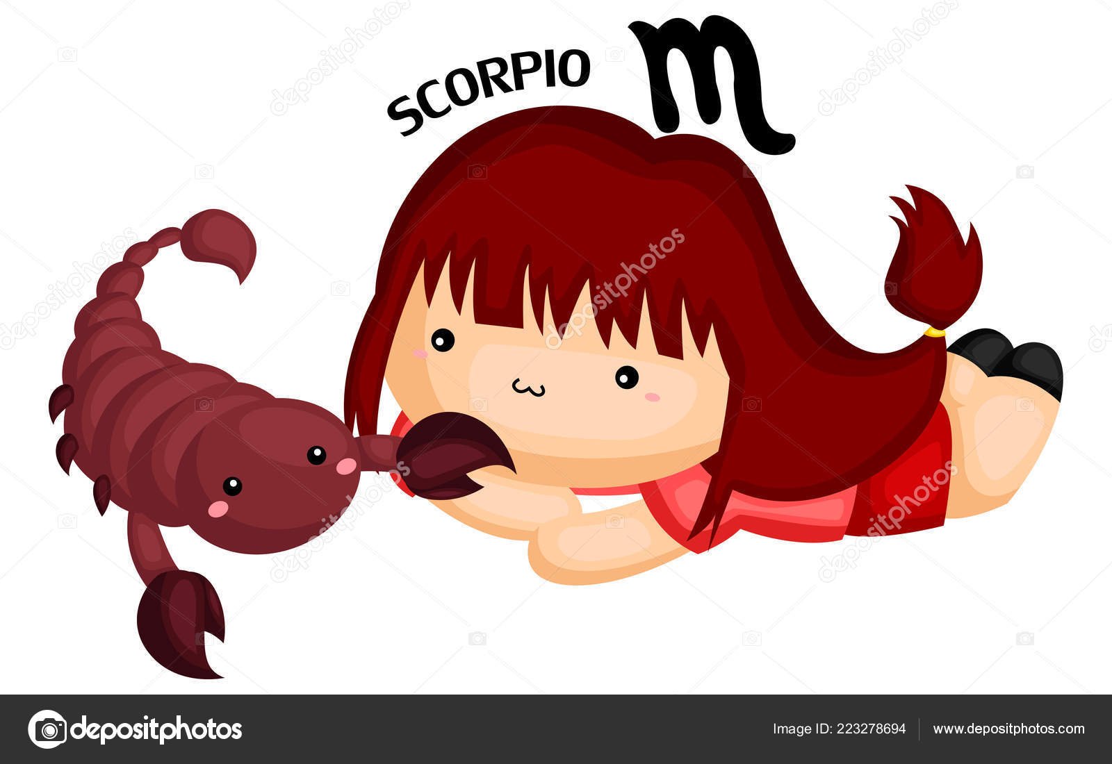 Мультяшные девушки Скорпионы