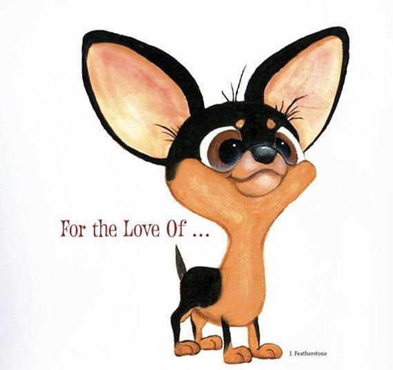 Той терьер карикатура