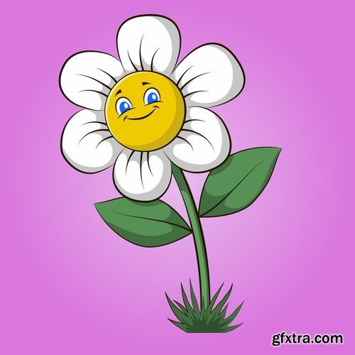 Ромашка с мордашкой