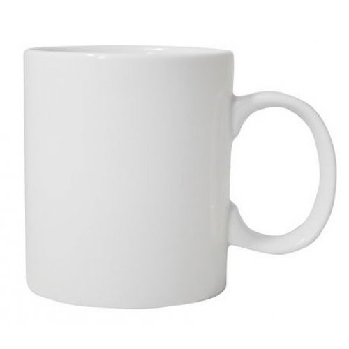 Белая Кружка на белом фоне