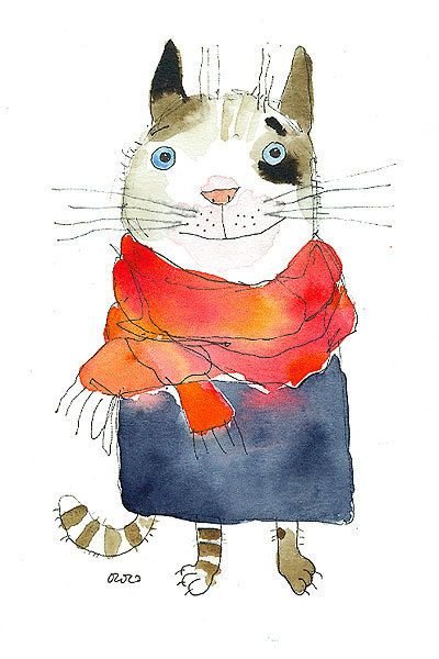 Нарисованные коты