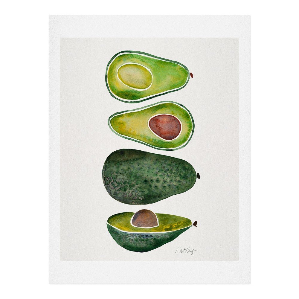 фотография нарисованного авокадо