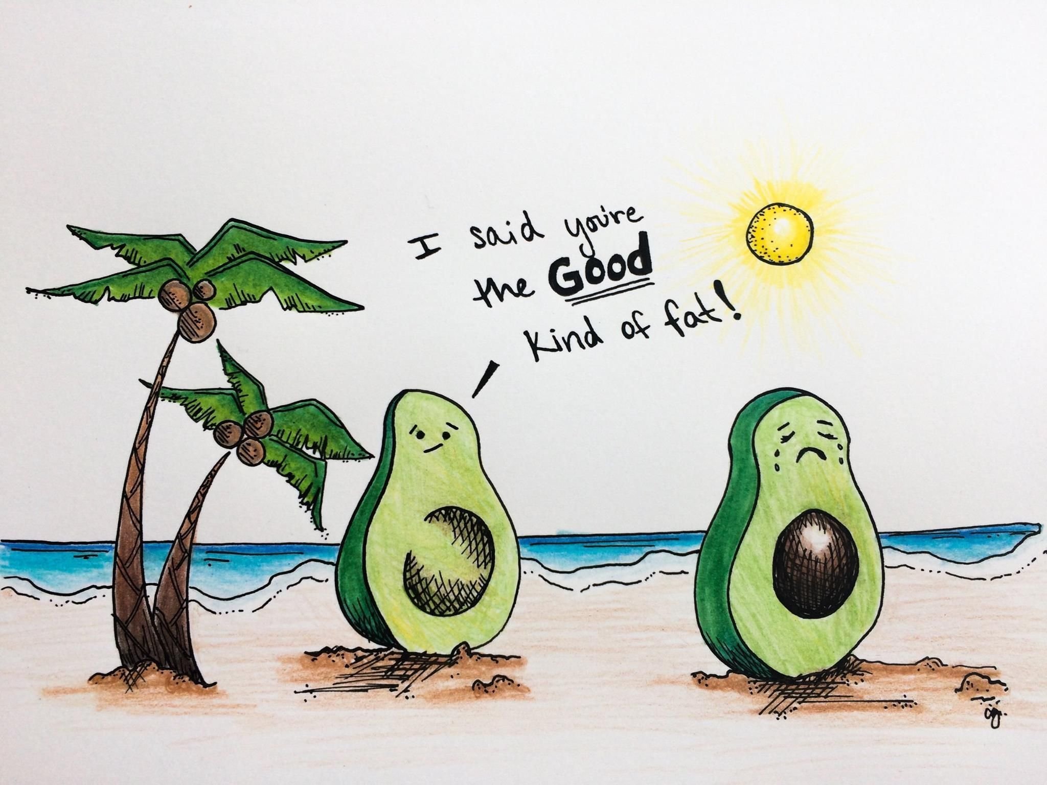 смешные картинки про авокадо