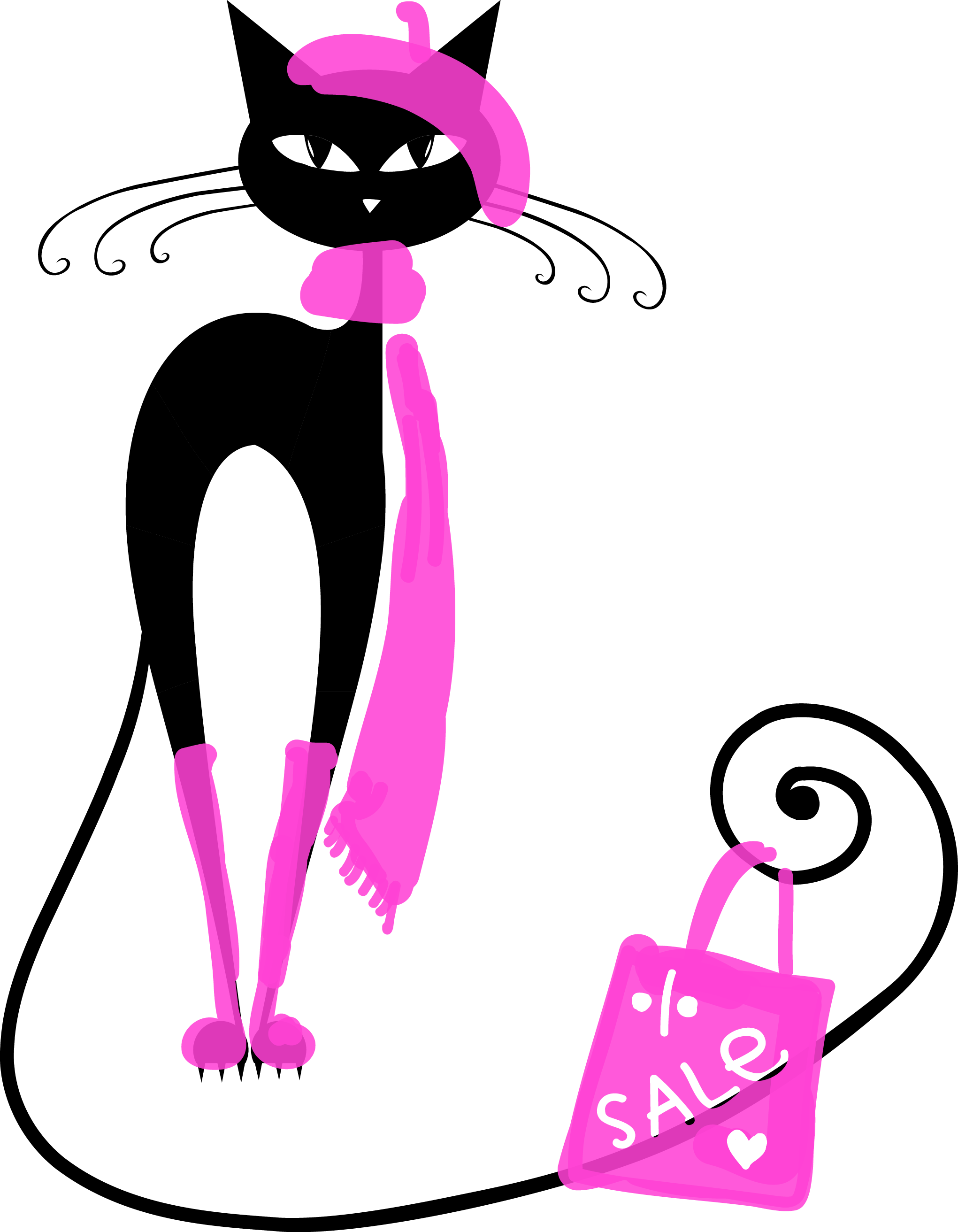 Гламурная кошечка. Кошка рисунок. Кошечка мультяшная. Розовая кошка. Черно розовую кошку