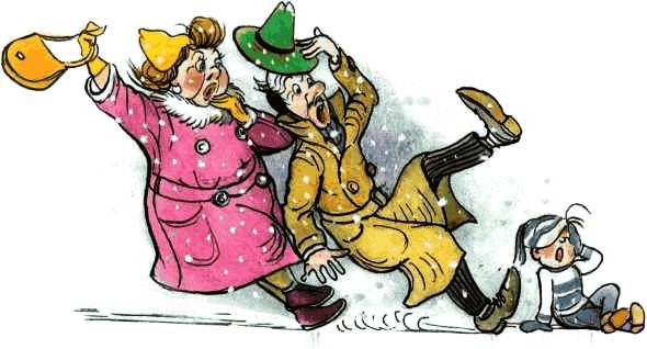 Шутки про гололедицу