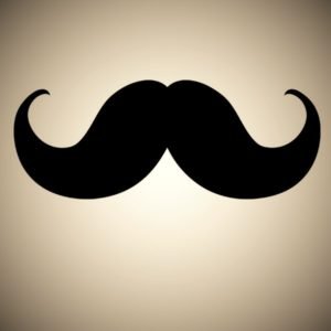 Усы с надписью