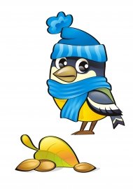 Синички мультяшные