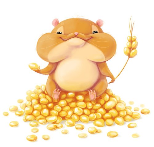 Хомячок с колоском