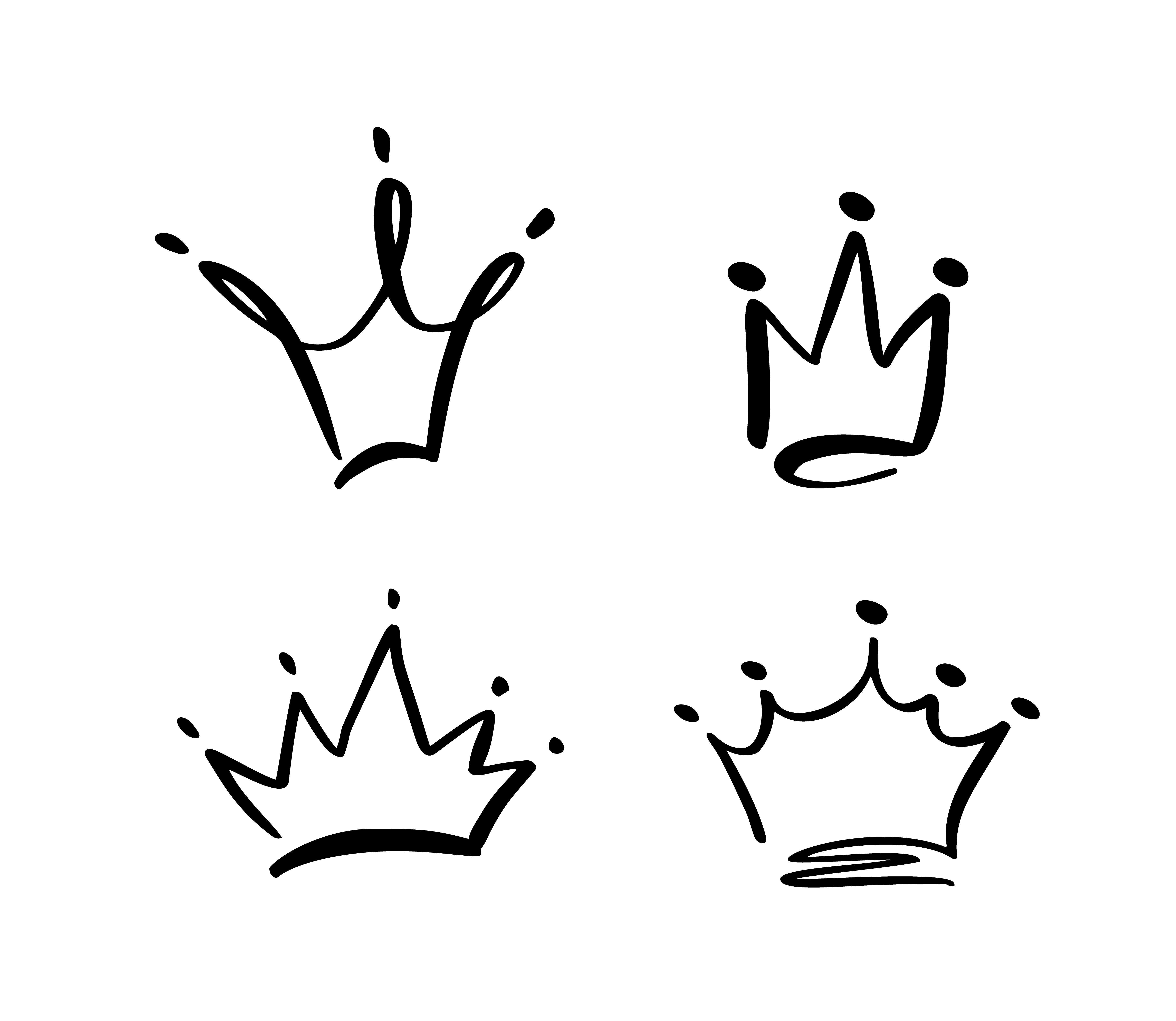 Корона нарисованная от руки