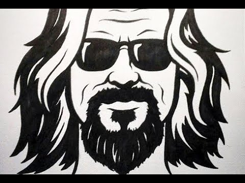 Большой Лебовски карандашом