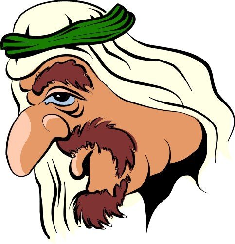 Нарисовать араба