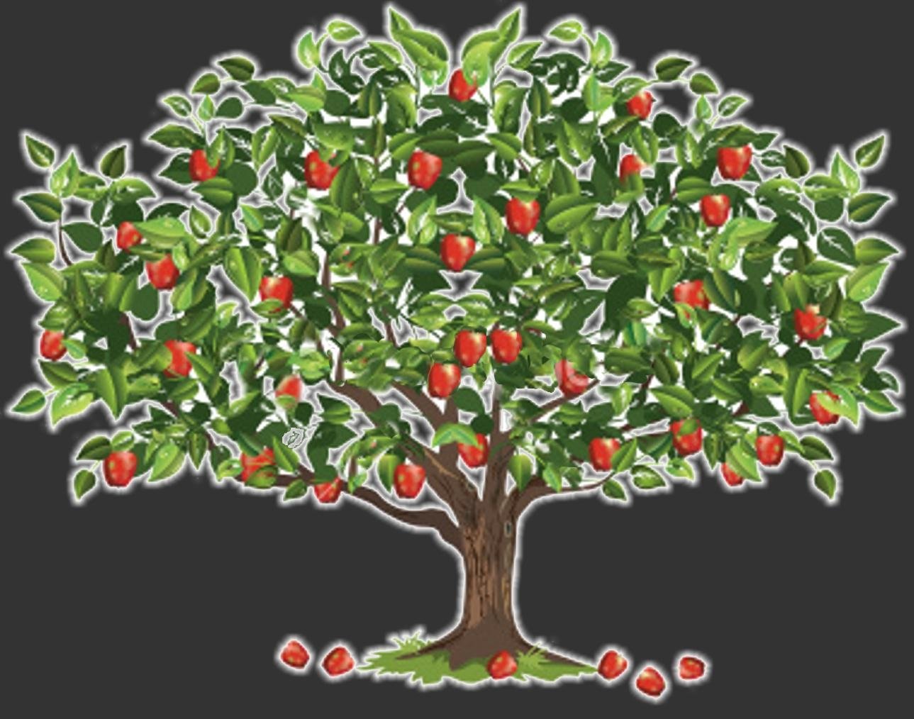 Яблоня дерево воксели