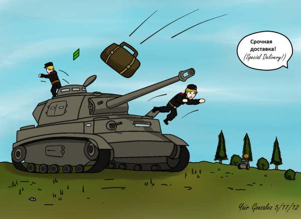 Мультяшные танкисты