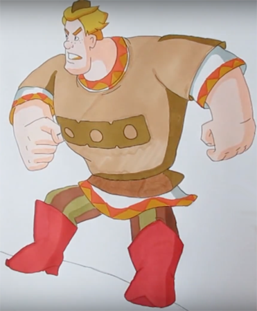 Раскраска три богатыря Добрыня Никитич