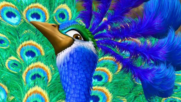 Мультфильм про павлина