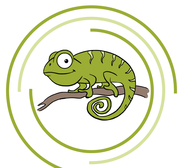 Хамелеон рисунок