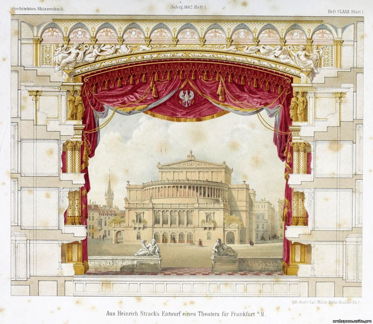 Оперный театр рисунок