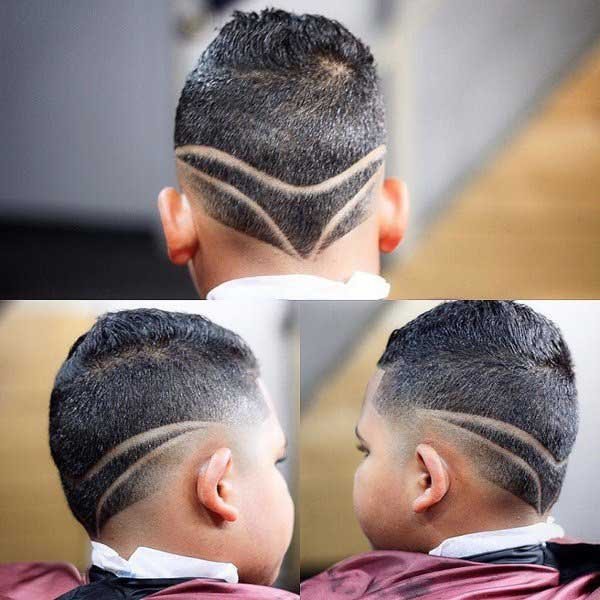 Молния прическа для мальчика