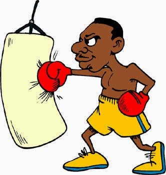 Боксер карикатура
