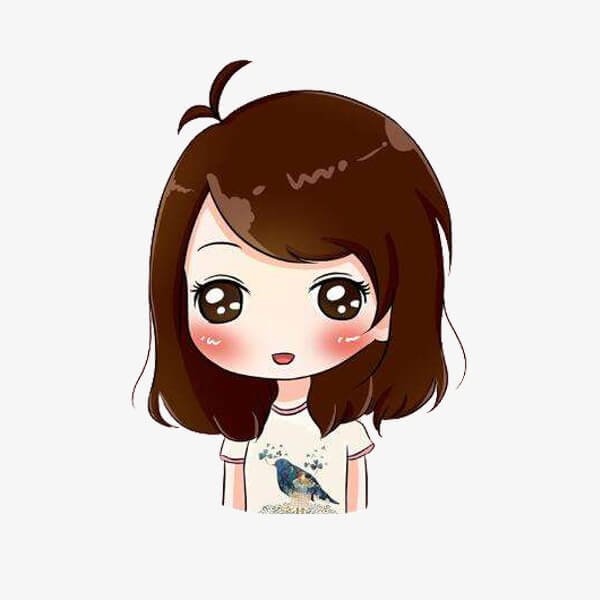 Милые мультяшные девочки