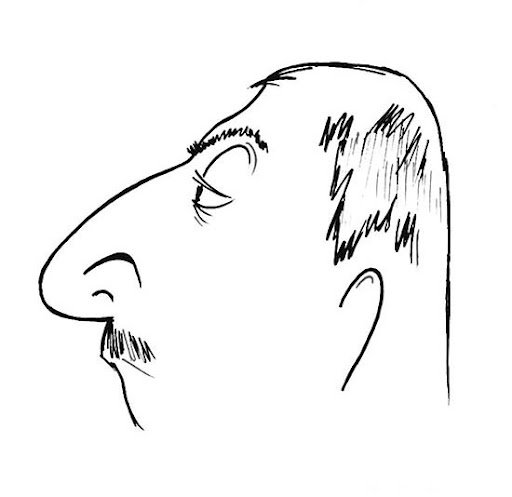 Большой нос раскраска