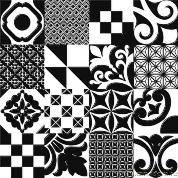 Керамогранит 60х60 графичный орнамент