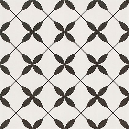 Плитка керамогранит пэчворк Clover Black Опочно 30х30