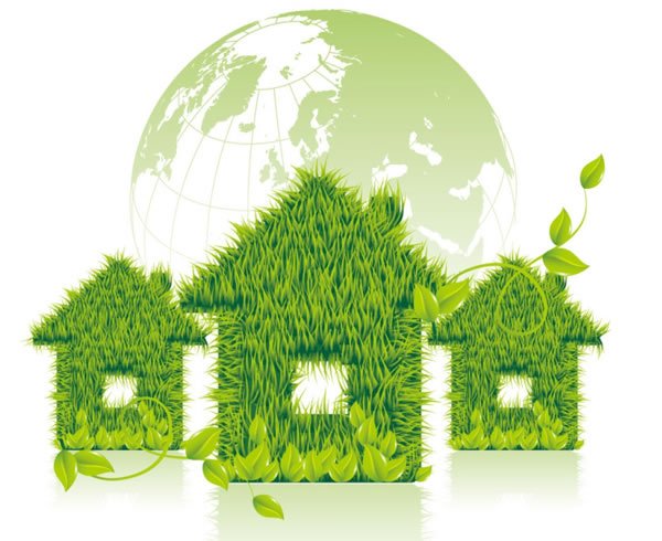 Зеленый домик логотип