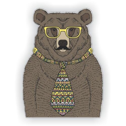 Стильный медведь
