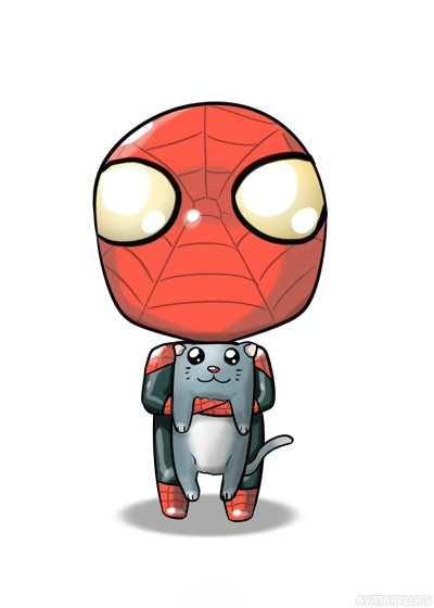 Chibi Железный Spider man