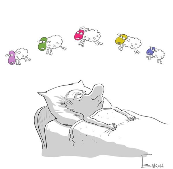 Прикольные рисунки про сон