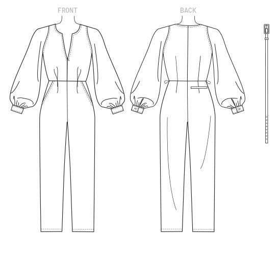 Полукомбинезон эскиз