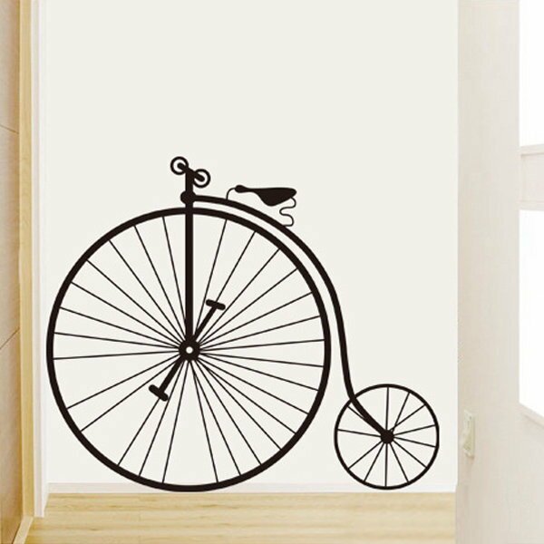 Велосипед с одним большим колесом