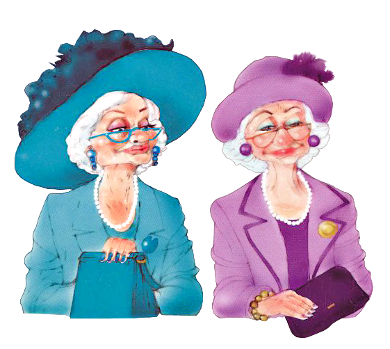 Две старушки в шляпках. Модная старушка иллюстрации. Две смешные старушки. Старушка в модной шляпке. С днем современных бабушек
