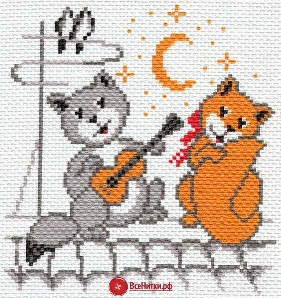 Рисунок на канве для вышивки крестом
