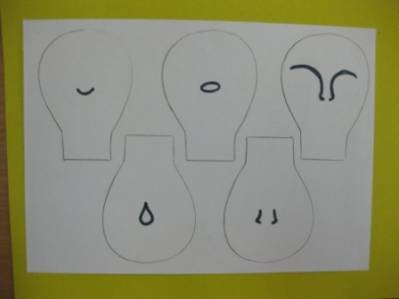 Забавные рожицы рисование в подготовительной группе