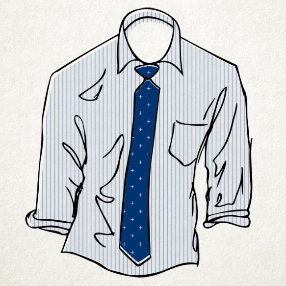 Рубашка зарисовка