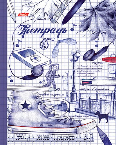 Рисунки в школьных тетрадках